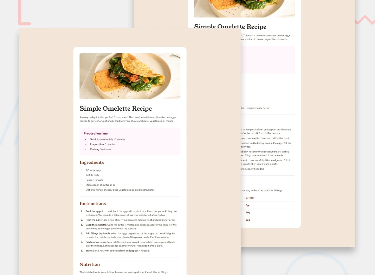 Recipe-page